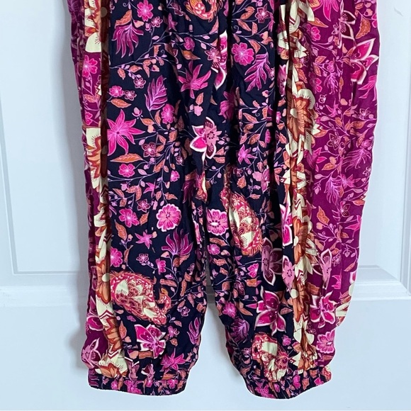 New! Rusttydustty Floral Print Button Front Cami Jumpsuit 35301 - Picture 10 of 14